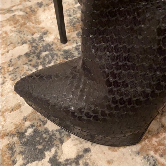 COPY - YSL black python bootie - Picture 11 of 11